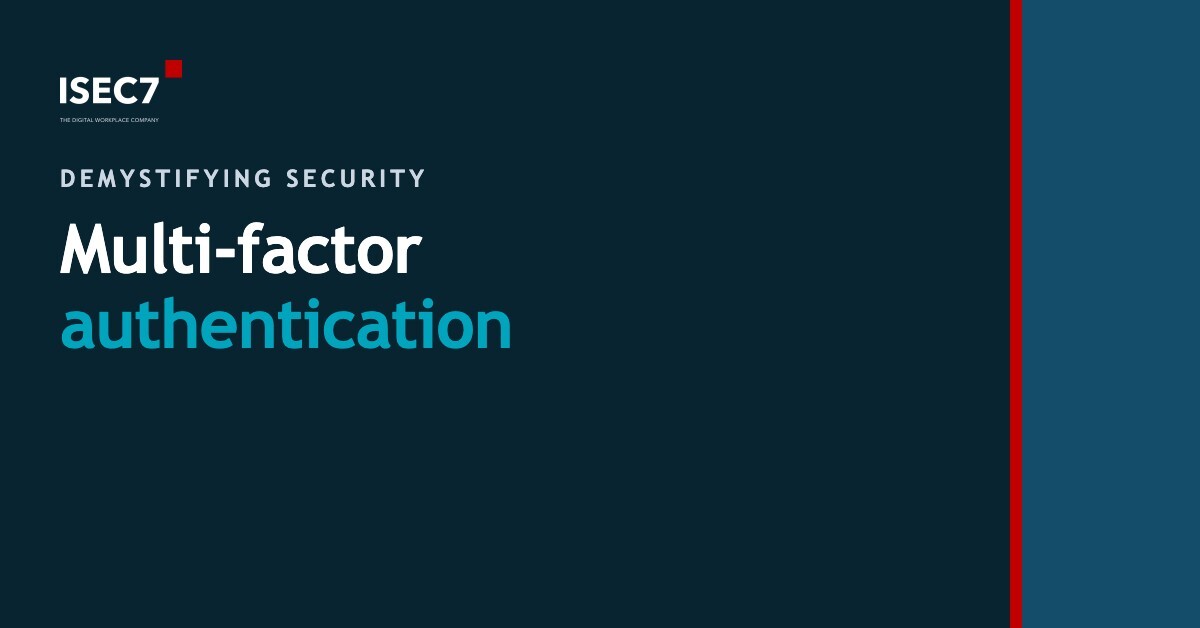 Multi-factor authentication