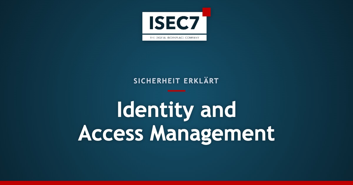 Identity and Access Management
