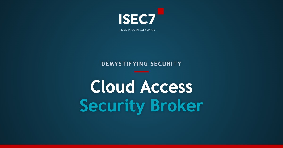 Cloud Access Security Broker