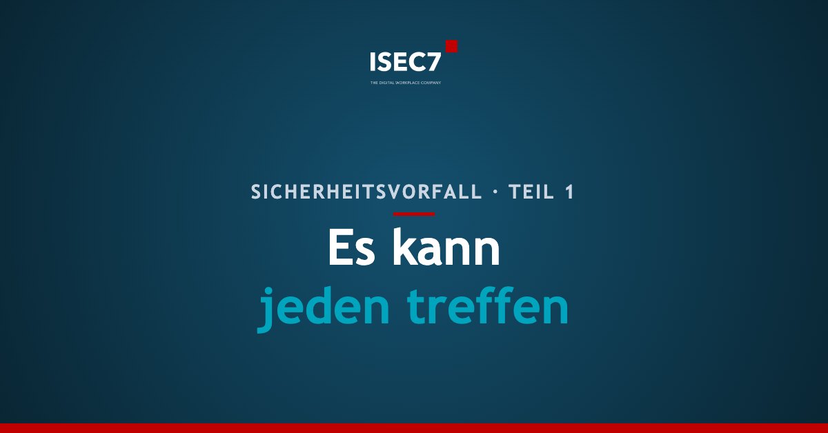 Es kann jeden treffen
