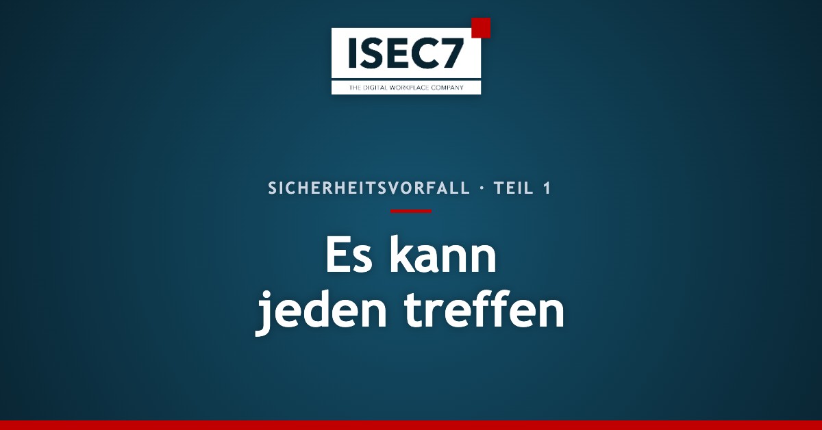 Es kann jeden treffen