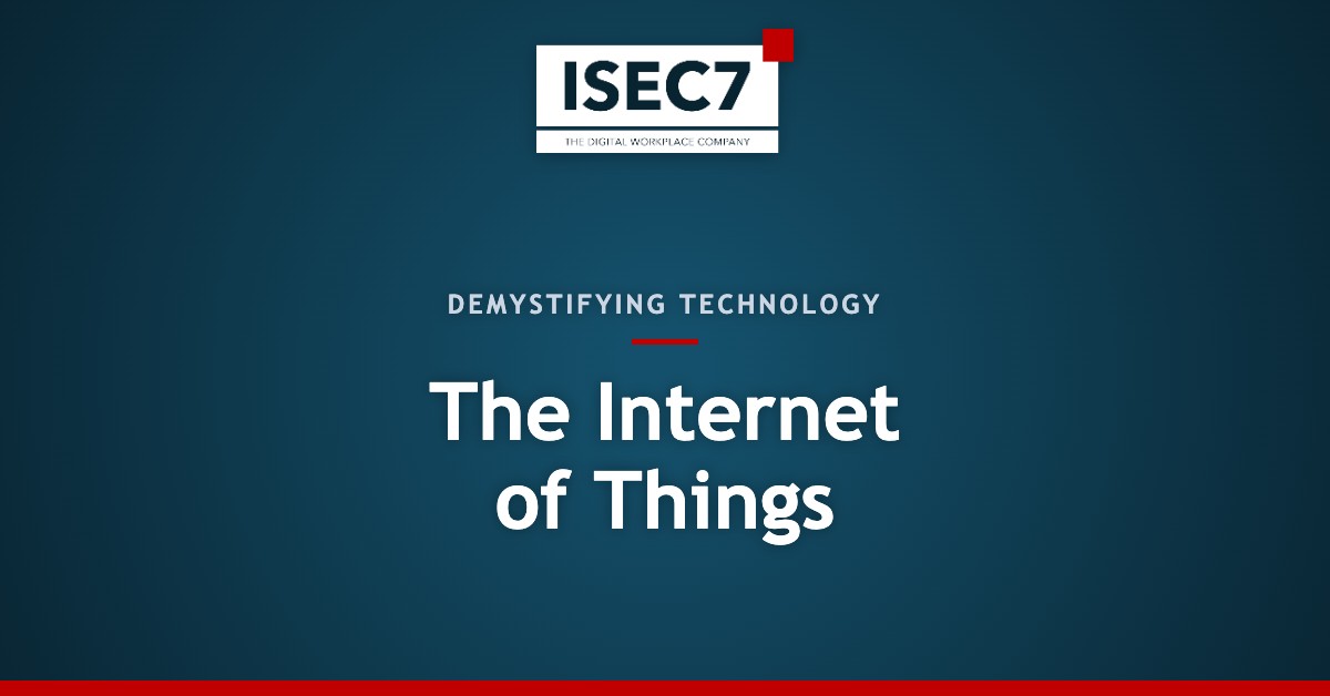 The Internet of Things