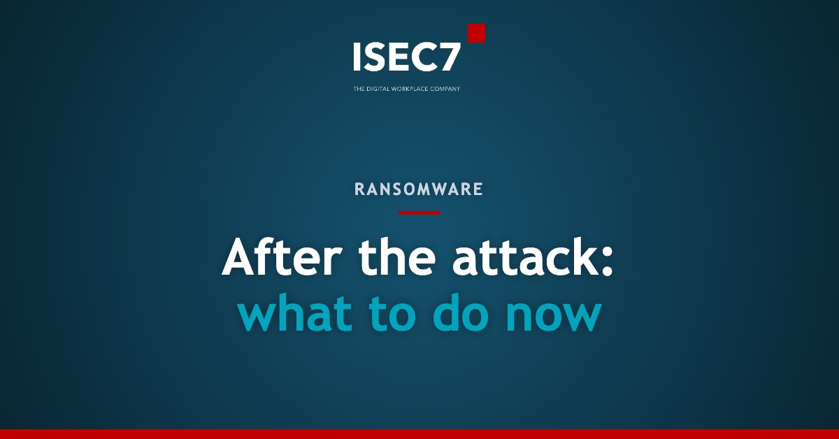 After the attack: what to do now