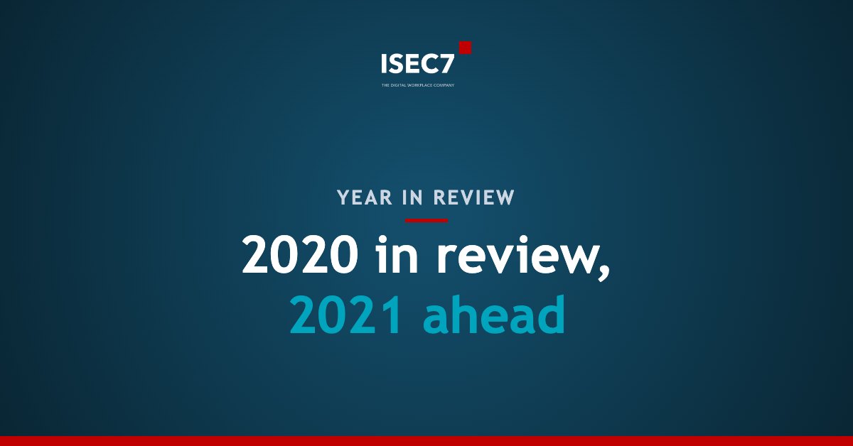 2020 in review, 2021 ahead