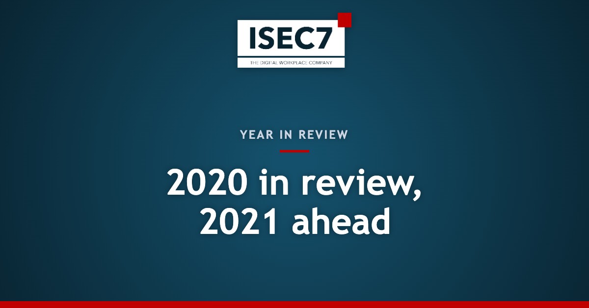2020 in review, 2021 ahead