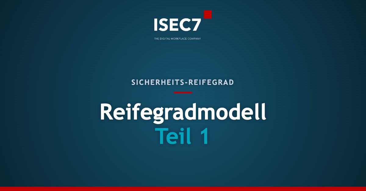 Reifegradmodell Teil 1