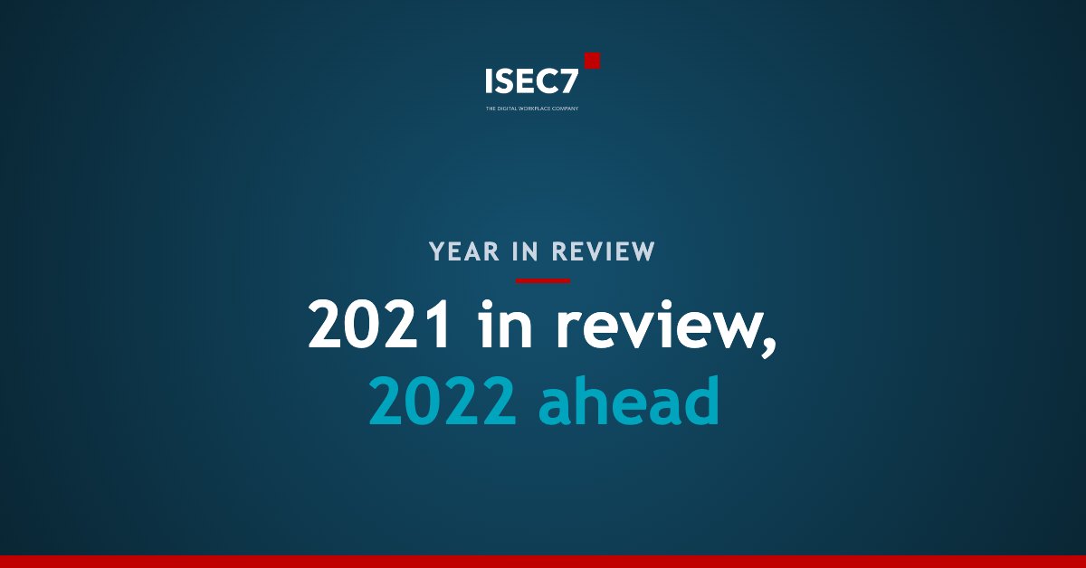 2021 in review, 2022 ahead
