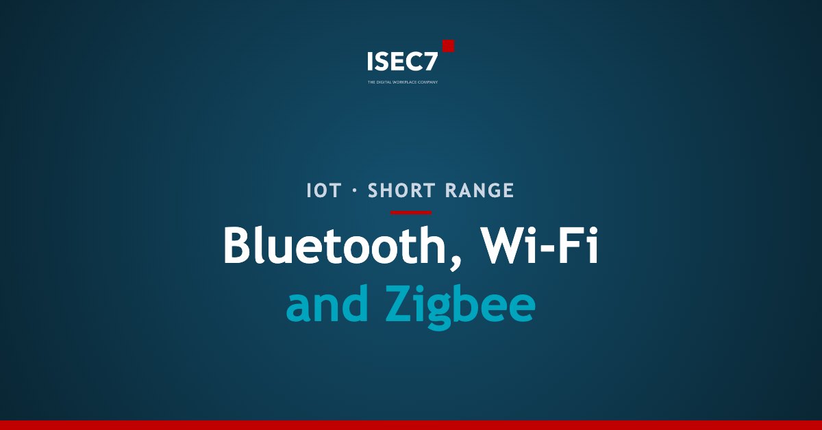 Bluetooth, Wi-Fi and Zigbee