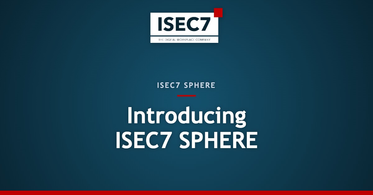 Introducing ISEC7 SPHERE