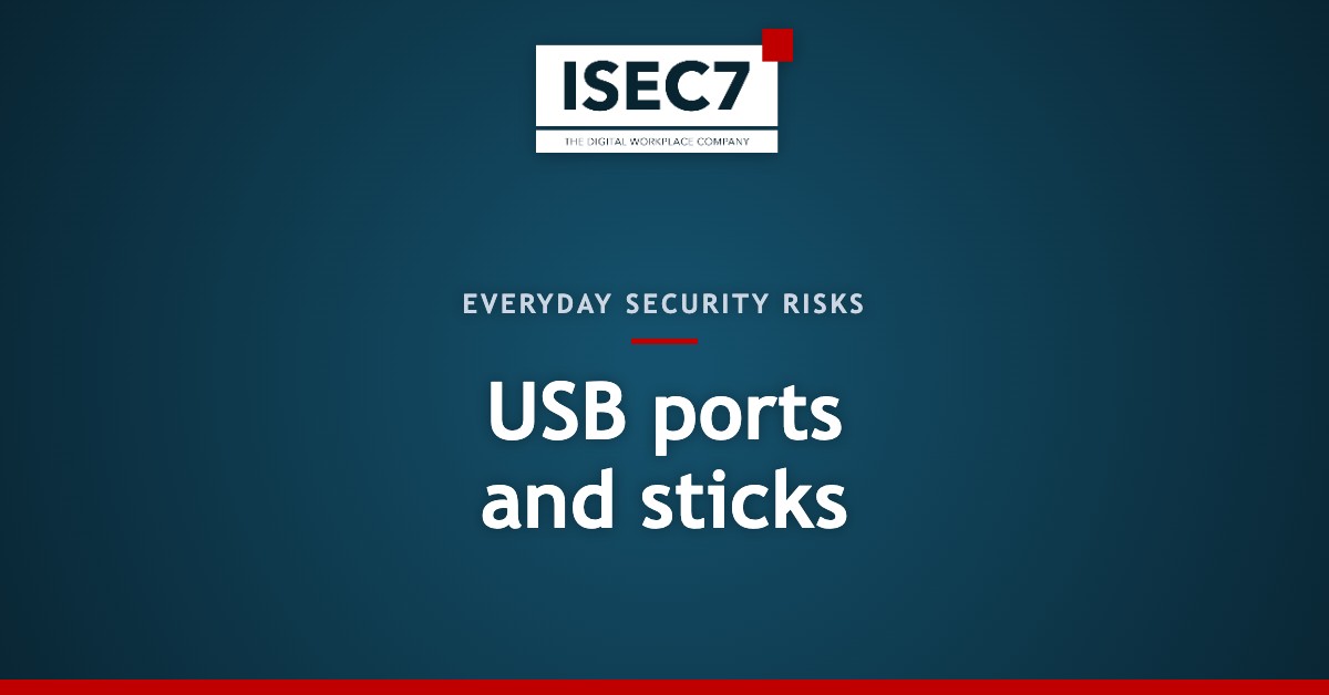 USB ports and sticks