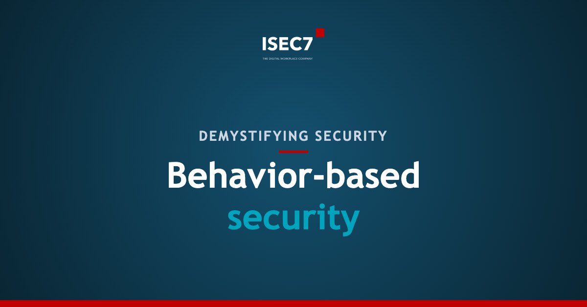 Behavior-based security