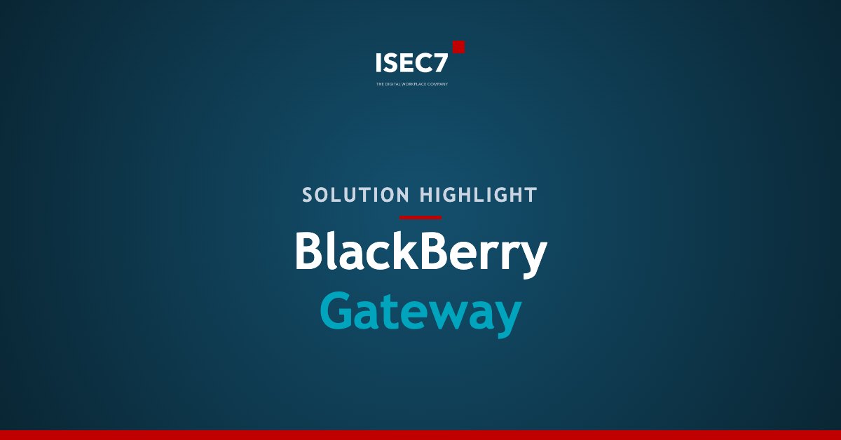 BlackBerry Gateway