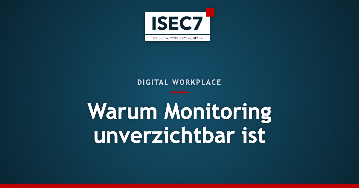 Warum Monitoring unverzichtbar ist