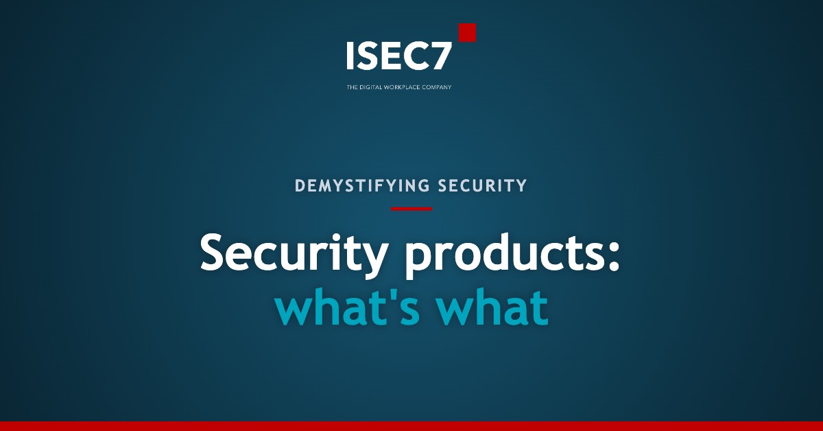 Security products: what's what