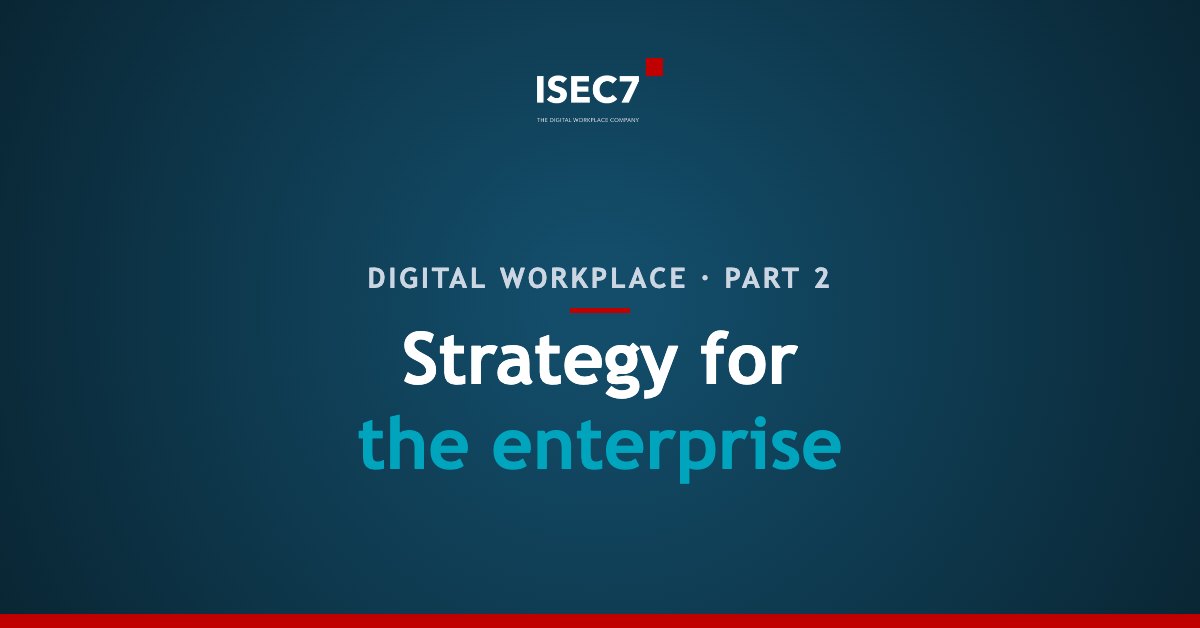 Strategy for the enterprise
