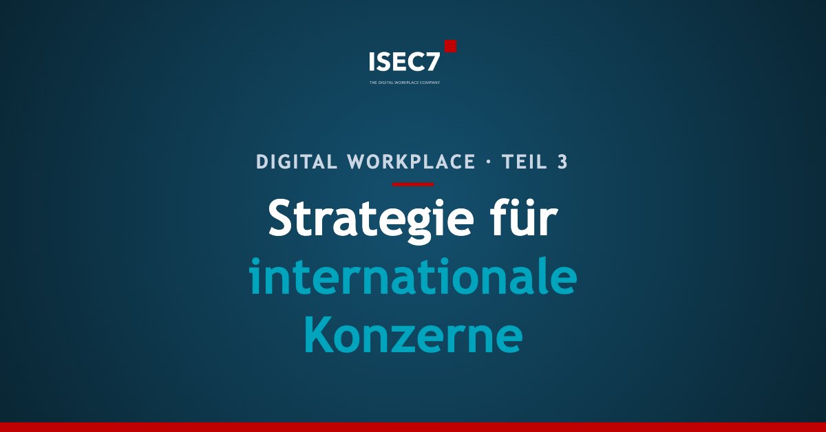 Strategie für internationale Konzerne