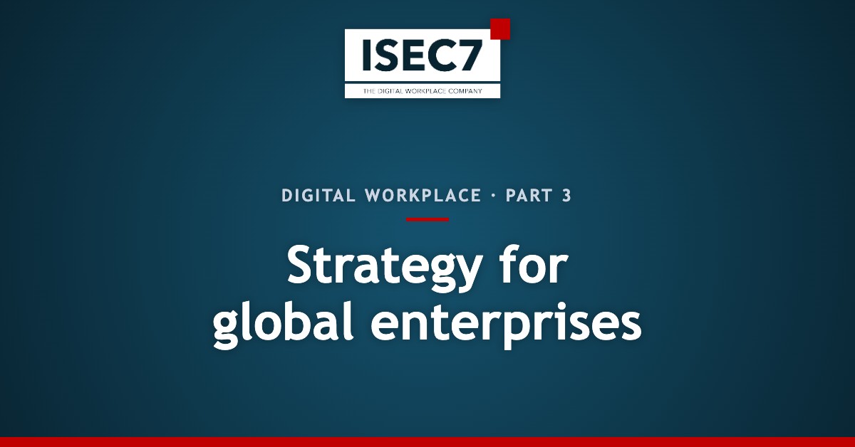 Strategy for global enterprises