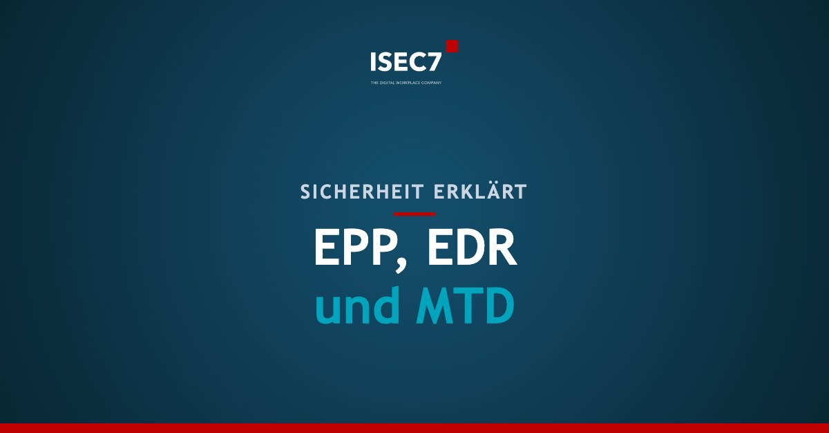 EPP, EDR und MTD