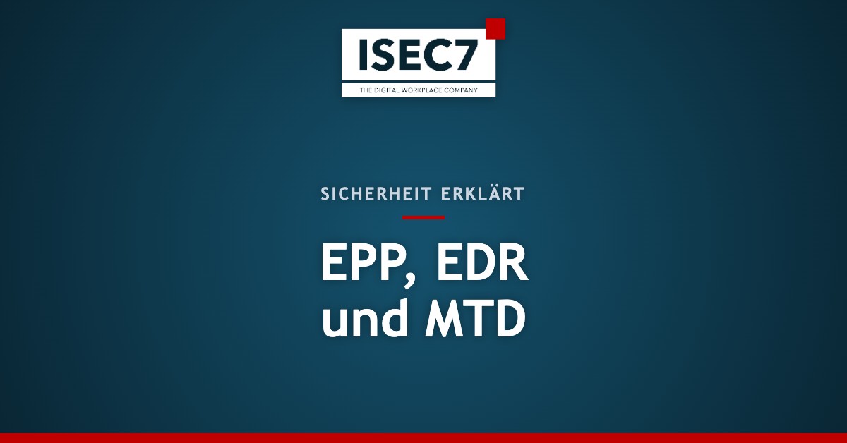 EPP, EDR und MTD
