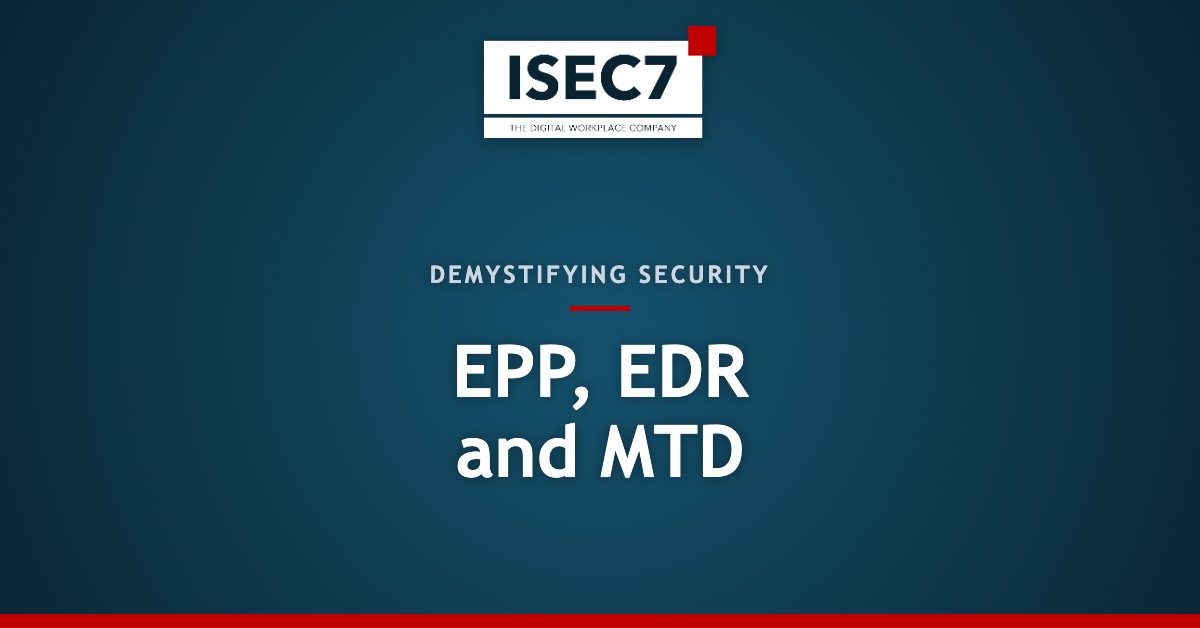 EPP, EDR and MTD