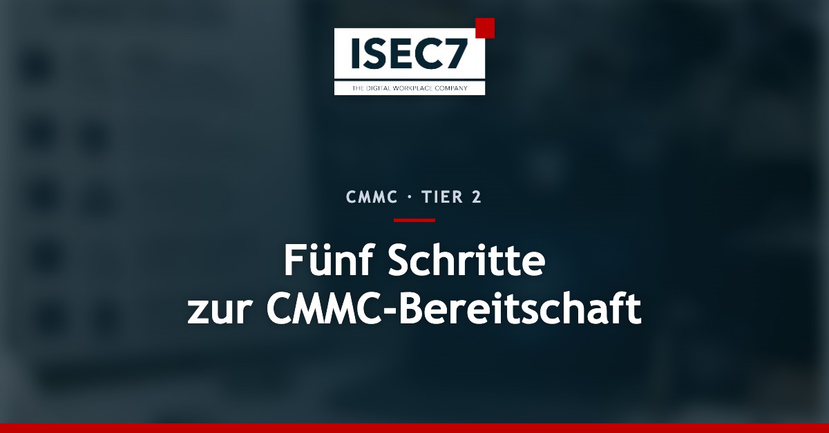 Fünf Schritte zur CMMC-Bereitschaft für Tier-2-Zulieferer