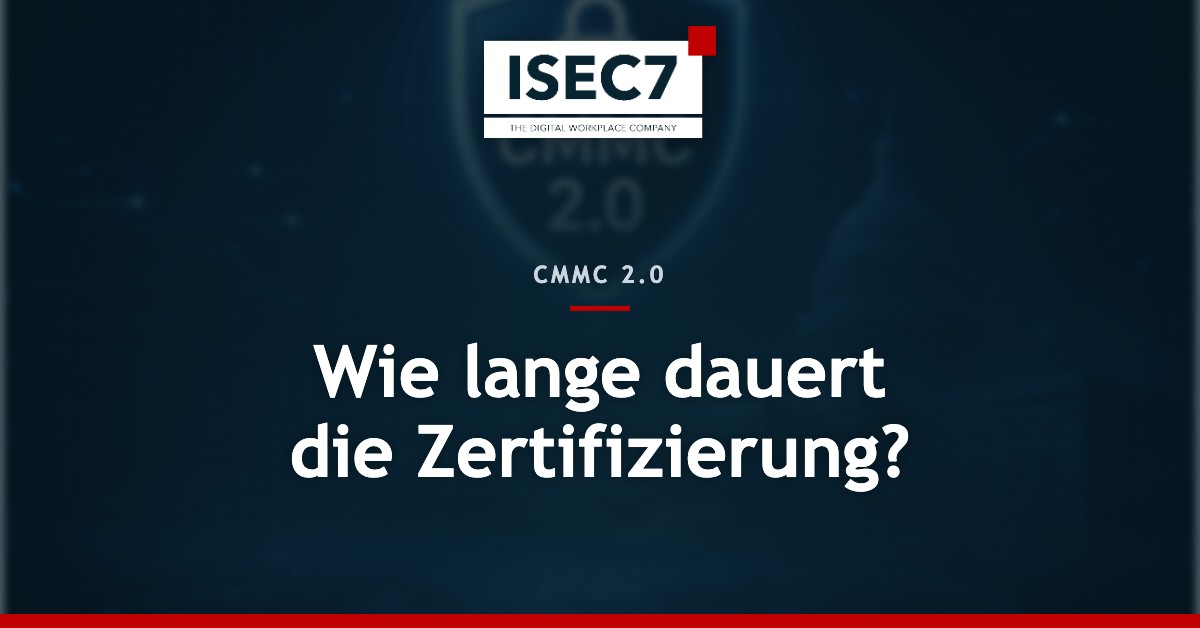 CMMC 2.0-Zertifizierung: realistischer Zeitrahmen